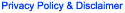 Privacy Policy and Disclaimer